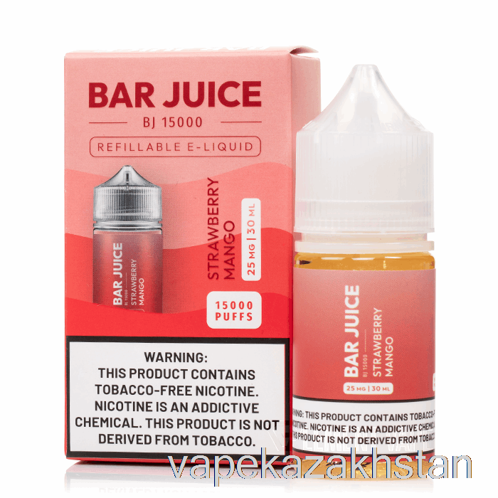 Vape Kazakhstan Strawberry Mango - Bar Juice - 30mL 25mg